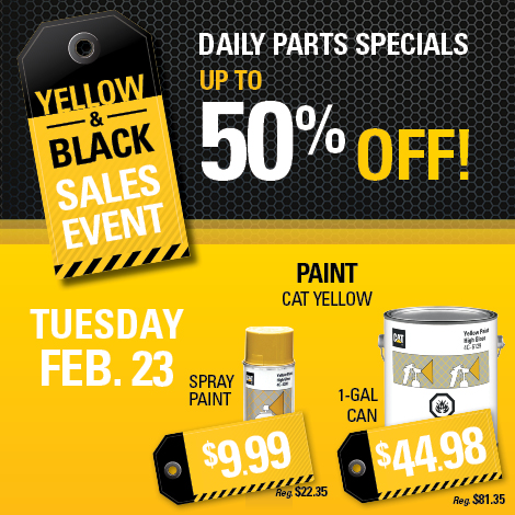 Black and Yellow Sales Event Facebook